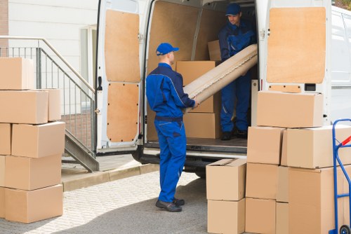 Man with a van helping with a local move in Aldboroughhatch
