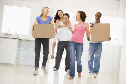Removal team preparing a home move in Aldboroughhatch
