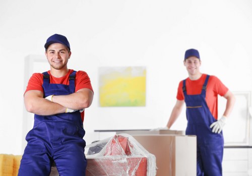 Local house movers preparing for a residential move in Aldboroughhatch