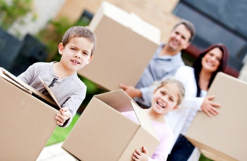 Loading furniture from a property with limited access in Aldboroughhatch