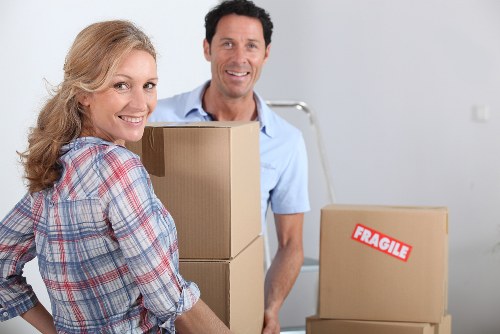 Commercial removals setup for an office relocation